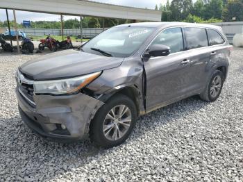  Salvage Toyota Highlander