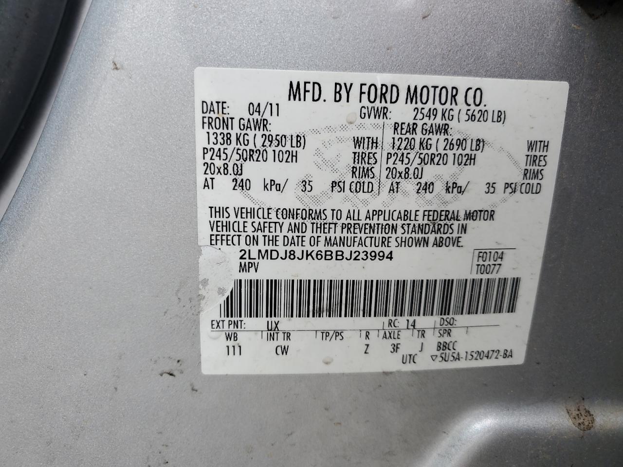 Lincoln MKX Image 10