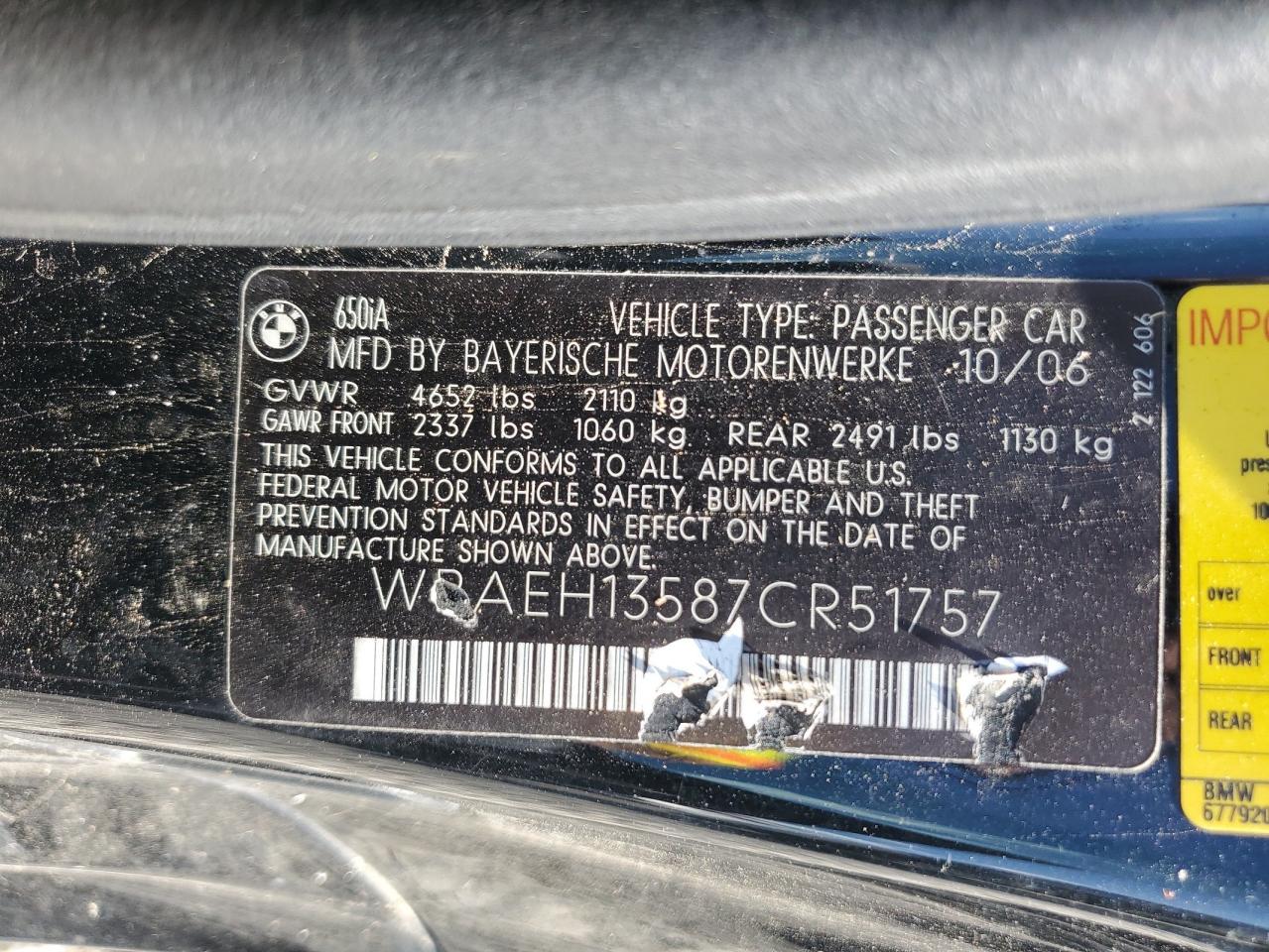 BMW 6 Series I Image 7