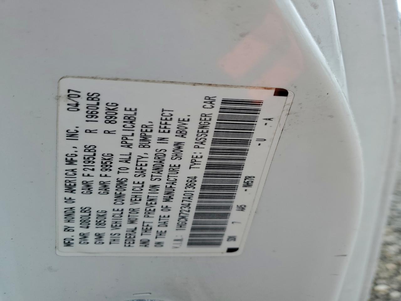 Honda Accord Lx Image 9