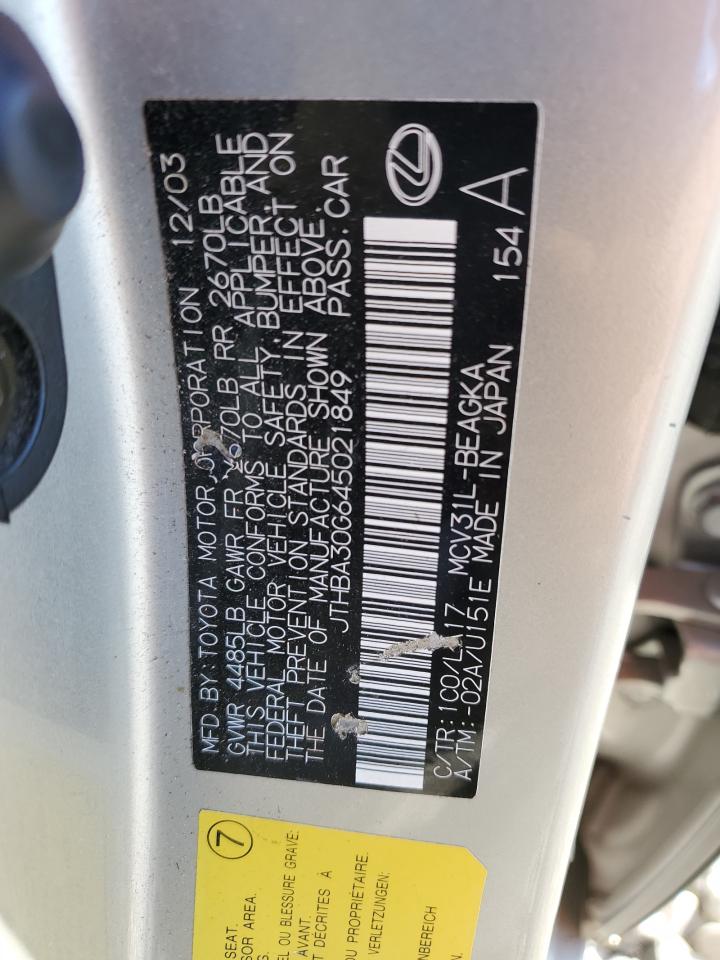 Lexus Es 330 Image 12