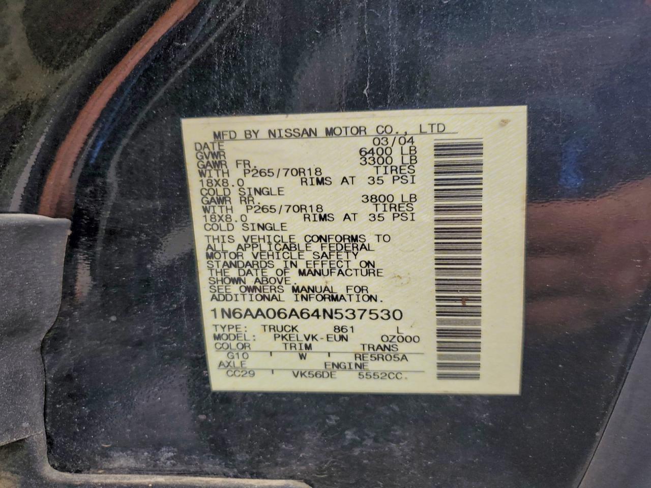 Nissan Titan Xe Image 7