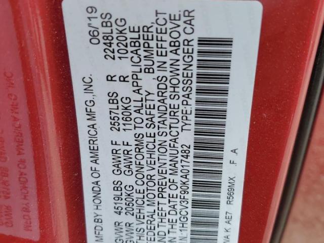 Honda Accord Touring Hybrid Image 12