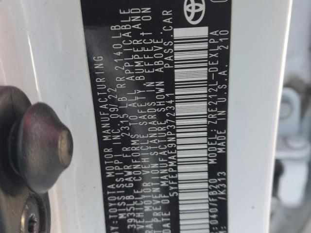 Toyota Corolla Le Image 12