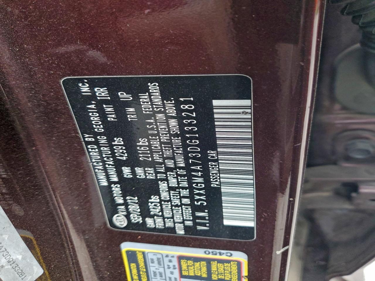 Kia Optima Lx Image 8