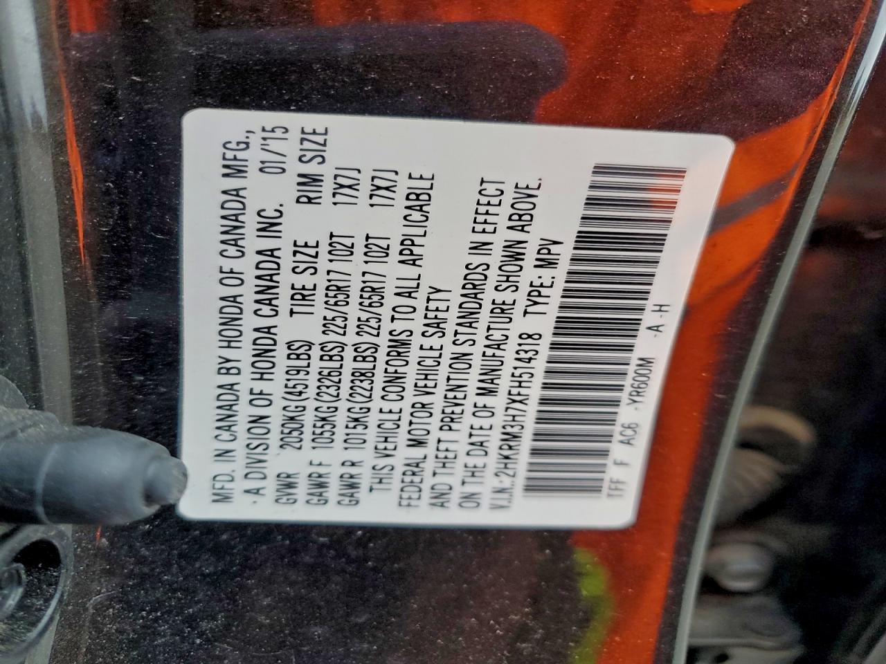 Honda Crv Exl Image 12