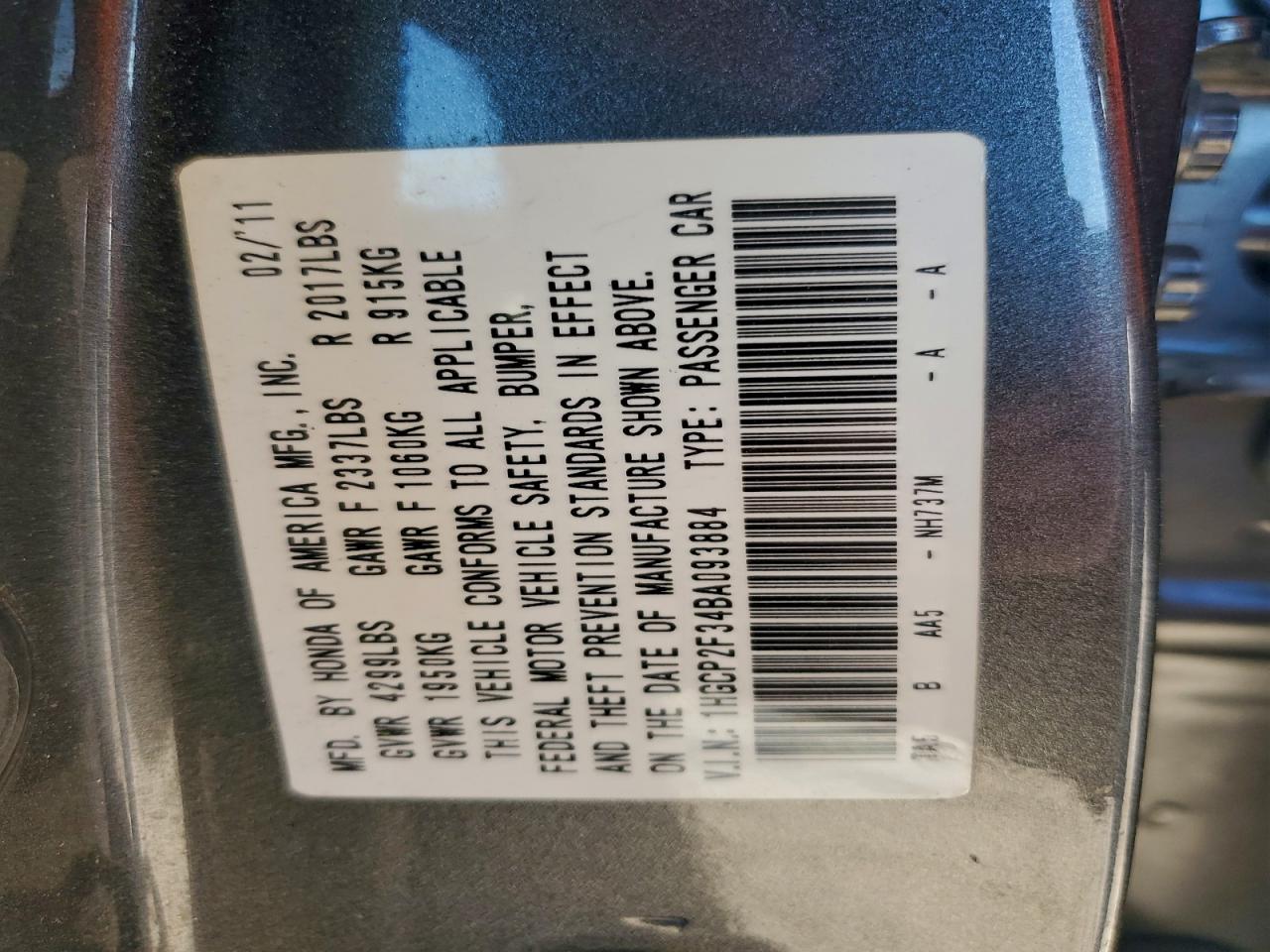 Honda Accord Lx Image 6