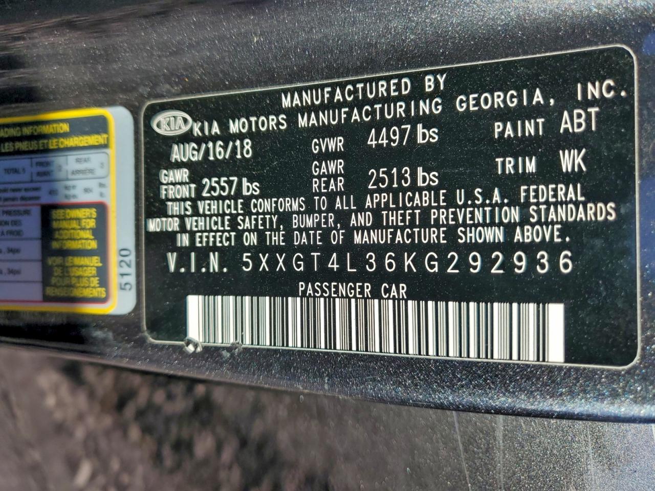 Kia Optima Lx Image 8