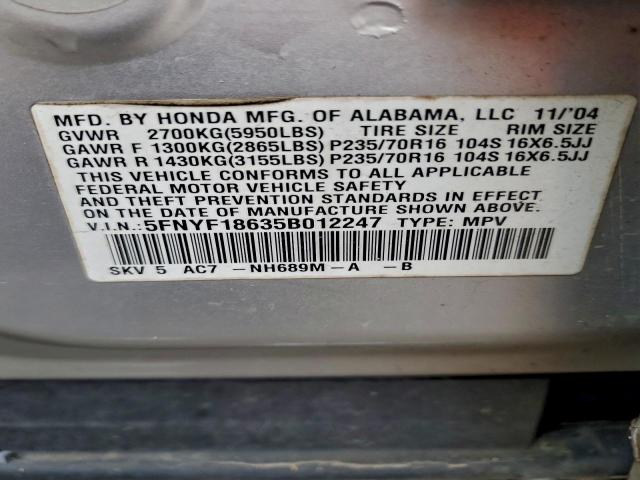 Honda Pilot Exl Image 7