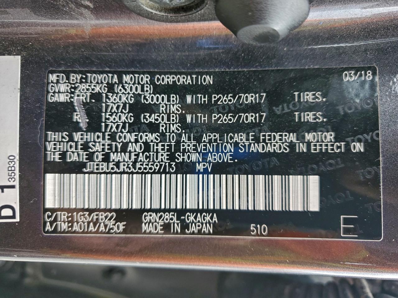 Toyota 4Runner Sr5/sr5 Premium Image 9