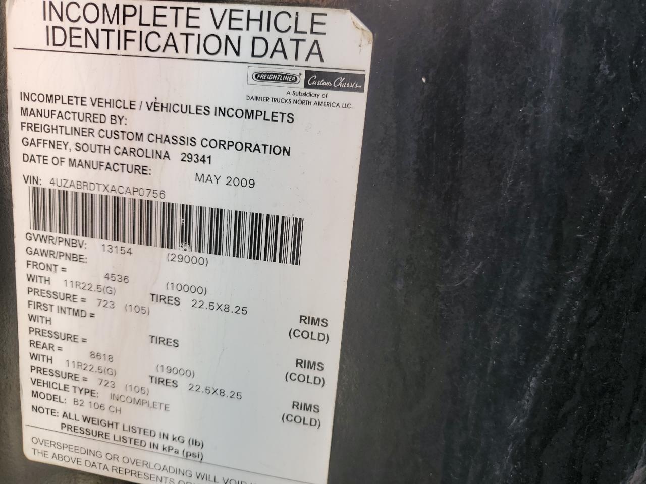 Freightliner Chassis B2 B2b Image 9